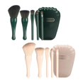 thumbnail image 3 of Juego de Herramientas de Brochas de Maquillaje de 10 Piezas para Viaje Blanco, 3 of 5