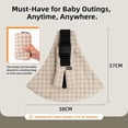 thumbnail image 2 of Gilysido Adjustable Hands-free Baby Sling Carrier, for 6M-36M Toddler, Premium Cotton ergonomically designed, Portable and Lightweight Toddler Carrier (Beige）, 2 of 10