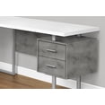 thumbnail image 4 of Monarch Specialties Computer Desk, Corner, 70"L, L Shape, Work, Laptop, Grey And White Laminate, 4 of 4