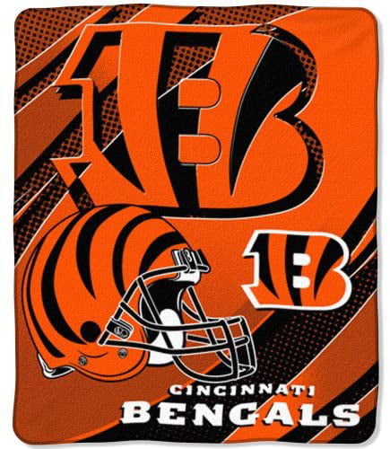 Cincinnati Bengals Plush Raschel Throw/Blanket 