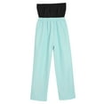 thumbnail image 6 of Haitryli Girls Waterproof Windproof Snow Pants Winter Snowboarding Pants Elastic Waist Hiking Trousers Light Green 14, 6 of 7