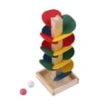 thumbnail image 1 of Unique Wood Tree Leaves Blocks Marble Ball Run Track Game Toy Children Educational Toys, 1 of 7