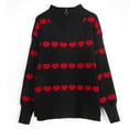 thumbnail image 3 of HongQid Womens Pullover Sweaters Long Sleeve Crewneck Casual Loose Knit Jumper Tops, 3 of 5