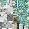 10 PCS Square shape Mosaic Tile Sticker Kitchen Bathroom Bath Sticker Decals
