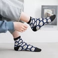 thumbnail image 2 of Fuzoiu Cute Sheep With Star Print Adult Socks, Crew Moisture-wicking Socks, Unisex Cushion Crew Socks,Casual Sports Ankle Socks, 2 of 7