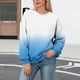 thumbnail image 1 of Xuyuer Women's Valentines Day Tops Casual Crewneck Funny Graphic Long Sleeve Shirts Cute Loose Fit Lightweight Dressy Sweatshirt, 1 of 5