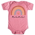 thumbnail image 2 of Mommy & Me Matching Rainbow Heart Cursive Shirts & Bodysuits for Kids & Adults Mauve Bodysuit 12 Months, 2 of 3