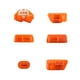 thumbnail image 2 of INTERRUPTOR (BOTON) ENCENDIDO/LUCES/DIRECCIONALES/CLAXON/INTERMITENTES NARANJA SET MOTONETA 12V SUST, 2 of 3