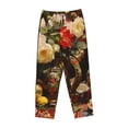 thumbnail image 6 of Fotbe Elegant Still Life Roses Women's Pajama Pants,Sleepwear Pants,Pj Bottoms Drawstring And Pockets-XX-Large, 6 of 7
