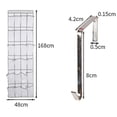 thumbnail image 4 of Tiitstoy 24 Pocket Shoe Space Door Hanging Organizer Rack Wall Bag Storage Closet Holder White, 4 of 7