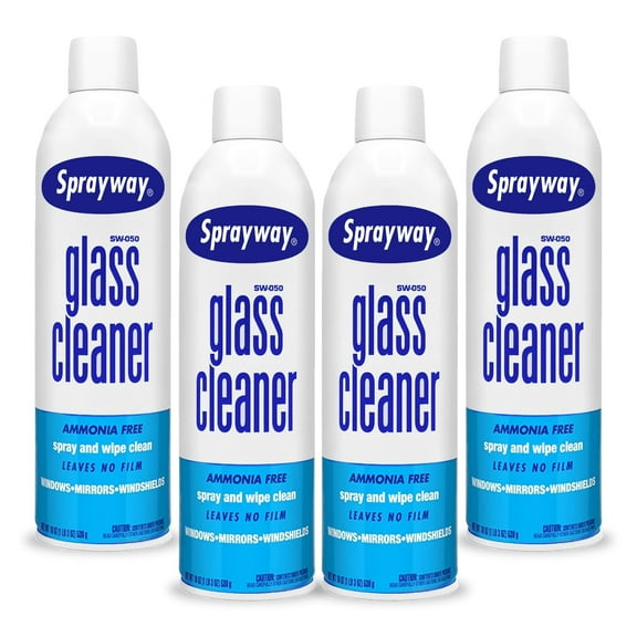 Sprayway Glass Cleaner Aerosol Spray Clean Fresh Scent