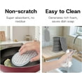 thumbnail image 6 of Multi-Purpose Scrub Kitchen Sponges – 12 Pack Dish Sponge, Dual-Sided Non-Scratch Microfiber & Metal Scrubber, Reusable Heavy Duty Sponges for Dishes, Pots, Glass, Sink, Stovetop & Bathroom, 6 of 9