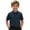 Navy, variant on shoper Boys Polo Shirts size 6 School Uniform Short Sleeve Tops, Button Closure, Textured Shirt Stretchy Quick Dry Casual Golf Black