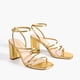 thumbnail image 5 of Sandalia DREAM PAIRS Tacón Bloque Grueso Dorado Talla 7.5, 5 of 8