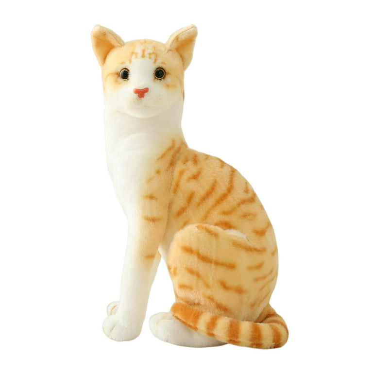 JUMBO Rainbow Cat Stuffed Toy Body Pillow Realistic Plushy Kids