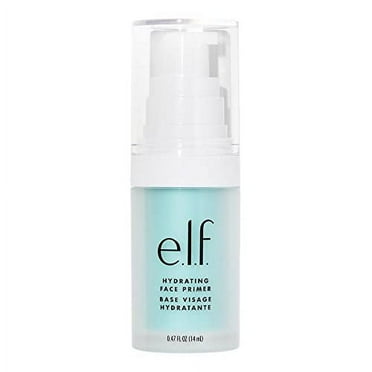 e.l.f., Hydrating Face Primer, Lightweight, Long Lasting, Creamy, Hydrates, Smooths, Fills in Pores and Fine Lines, Natural Matte Finish, Infused with Vitamin E, 0.47 Oz