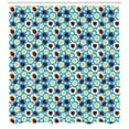 thumbnail image 3 of Ambesonne Ladybugs Shower Curtain, Abstract Daisies Bugs, 69"Wx84"L, Multicolor, 3 of 3