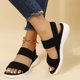 thumbnail image 4 of Sandalias y pantuflas para mujer informales de nuevo estilo con parte inferior plana para exterior Wmkox8yii  nm7498, 4 of 9