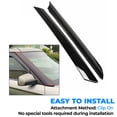 thumbnail image 5 of HOWEN Windshield Pillar Trim Compatible with 10-13 KIA Soul Exterior Molding Garnish Right & Left, 5 of 15