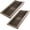 Brown 2PCS, variant on 6x14 Inch Floor Vents Heavy Duty Floor Registers, Floor Air Vent Covers for Home Floor Wall Ceiling, Rust Proof Finish Registers Grilles & Vents - Brown