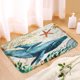 thumbnail image 4 of Estera de baño, estera antideslizante con estampado de animales marinos, no para cocina, rendimiento confiable, 4 of 8