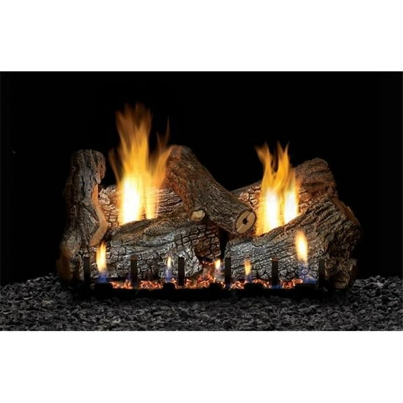 Empire LS24RS 24 in. Refractory Fire Place with Log Set - 6 Piece