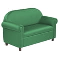 thumbnail image 1 of SoftZone® Little Lux Youth Sofa - Green, 1 of 10