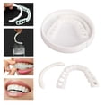 thumbnail image 1 of Dientes cosméticos temporales, 1 par de dientes cosméticos superiores y de sonrisa Dientes cosméticos de sonrisa temporal Rendimiento de primer nivel, 1 of 8