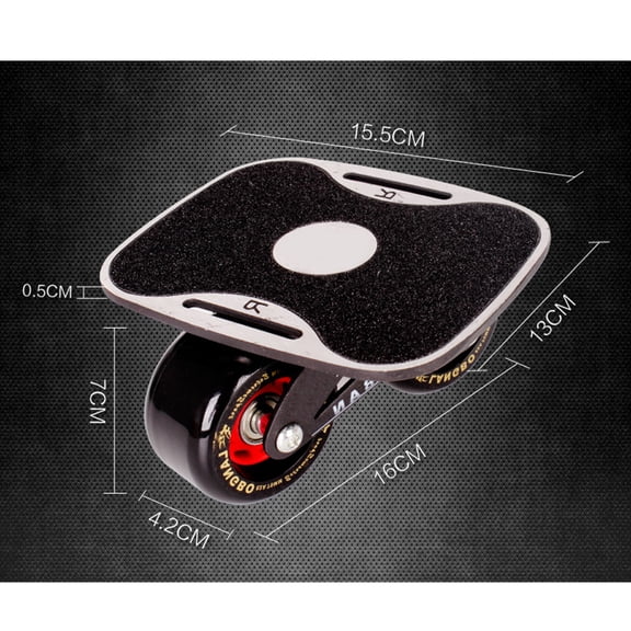 OFFIGAM Dazzle Drift Skateboard with Aluminum Alloy Frame and Frosted Plate Wheels for Smooth and Stable Line Drifting