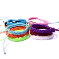 thumbnail image 3 of Women Braid Bracelet Solid Color Bohemia Rope Bracelet Woven Bracelet for Beach, 3 of 10