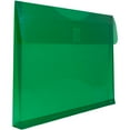 thumbnail image 3 of JAM Paper Plastic 3 Hole Punch Envelopes, 9 1/2 x 11 1/2, Green, 12/Pack, 3 of 4