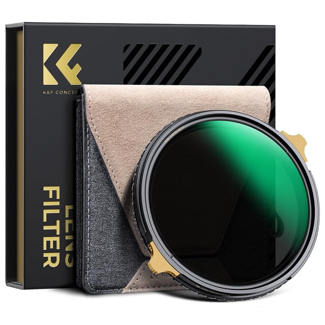 Filtro de lente K&F Concept Variable ND2-32 ND82 mm y CPL82 mm