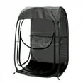 thumbnail image 3 of Compact Portable Pop Up Sports Tent Black Polyester Material Ideal Shelter For Fishing Camping Outdoor Sports, 3 of 8