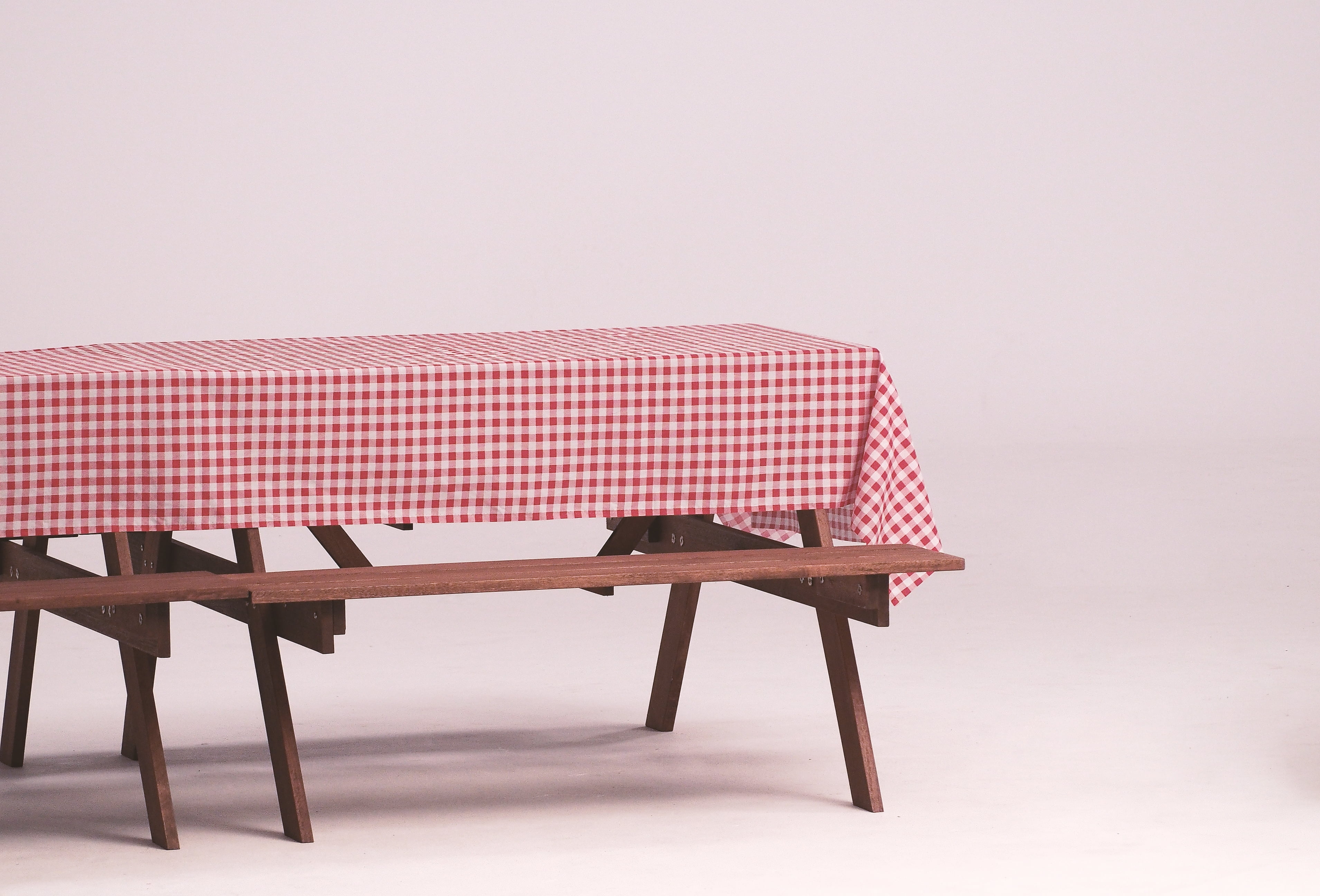 Sorbco Insect Repellent Table Cover, White/Red, 54" x 90"