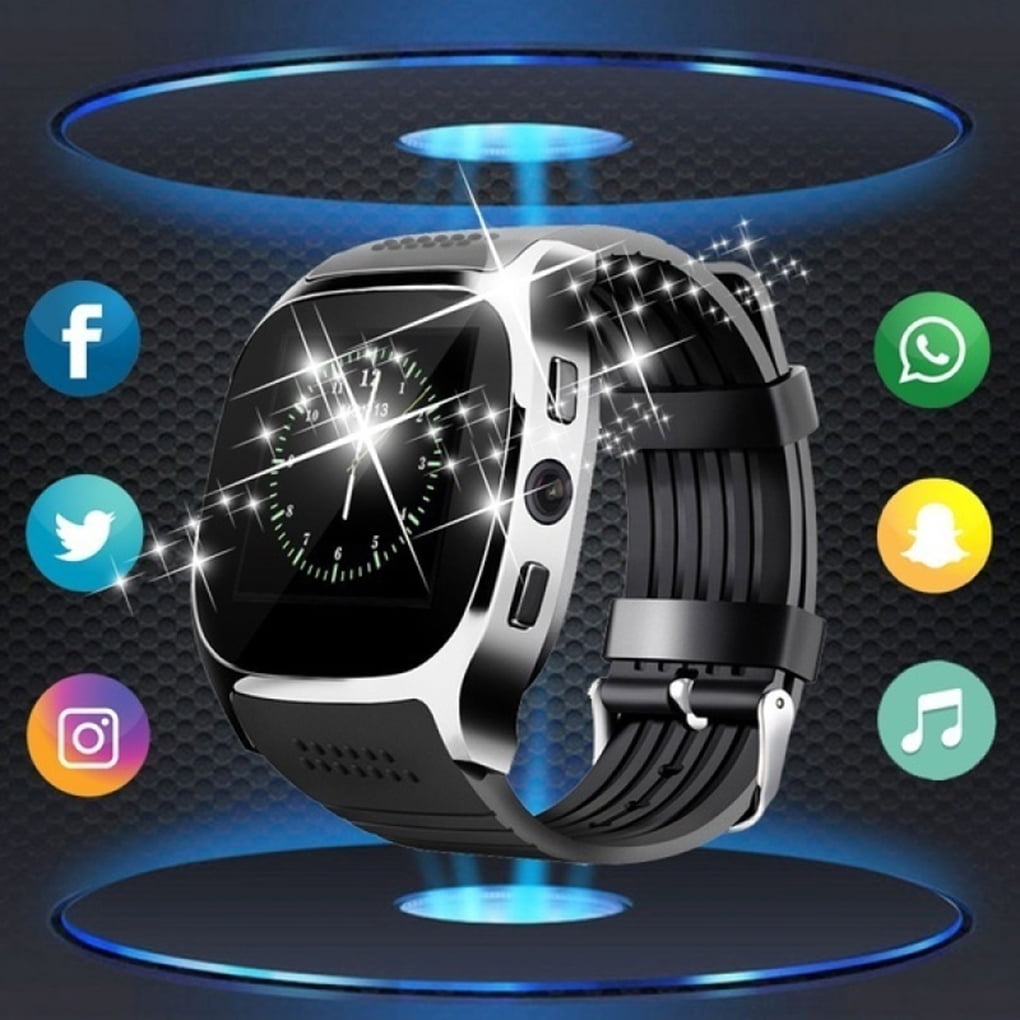 T8 Bluetooth Smart Wristwatch 1.58" TFT LCD Touch Screen Fitness