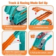 thumbnail image 4 of Carrier Truck Toys BainGesk con 6 coches de juguete de metal fundido a presión, 4 of 7