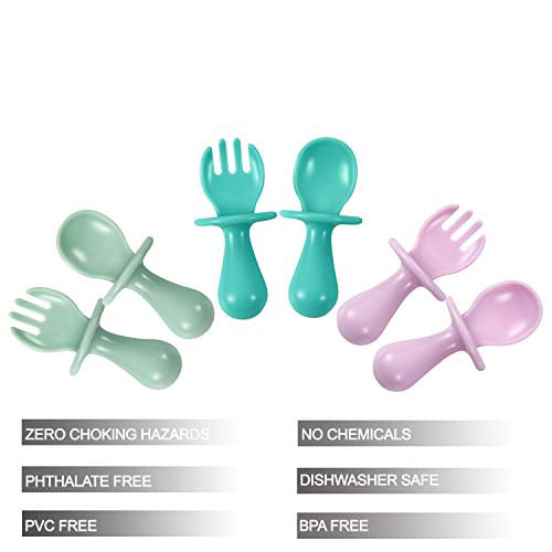to-Go Snacks Storage Gift Set Chemical BPA Free PandaEar Improved Suction Bowls for Toddlers Babies Infants Stay Put Solid Feeding 3 Sizes Spoon and Fork Airtight Lids Spill Proof 