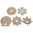 thumbnail image 4 of 5pcs Crystal Sphere Holder Crystal Ball Display Stand Crystal Display Wood Base, 4 of 8