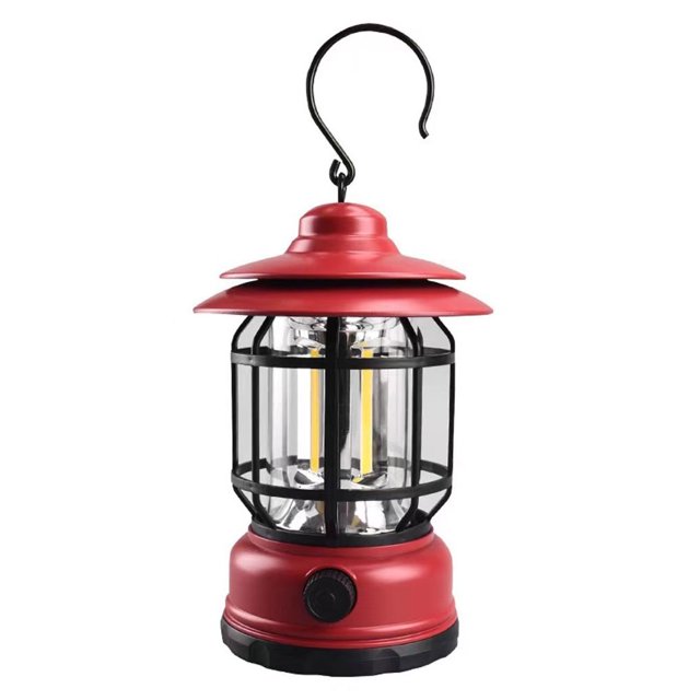 Billuyoard Accesorio de luz para acampar, equipo de iluminación profesional, estilo Retro, impermeable, recargable por USB, linterna para tienda, luces de Iluminación y accesorios Rojo Billuyoard HA073738-03