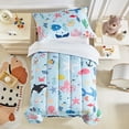 thumbnail image 1 of Juego de Ropa de Cama para Niños Pequeños Joyreap Tema Océano Azul en Microfibra, 1 of 7