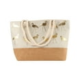 thumbnail image 3 of NOLLIA Women's Summer Beach Tote Bag-Gold Metallic Flamingo, 3 of 7
