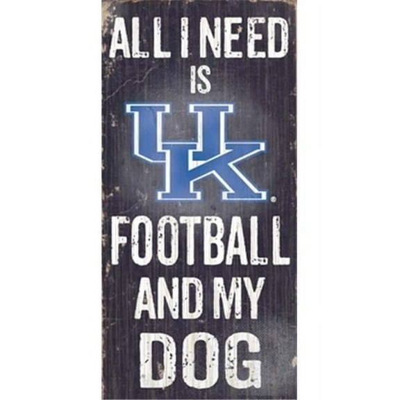 Fan Creations C0640 University Of Kentucky Football And My Dog Sign