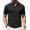 Black, variant on COOFANDY Mens Knit Polo Shirts V Neck Short Sleeve Stretch Polo T Shirt Casual Golf Shirts