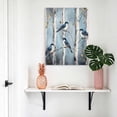 thumbnail image 4 of Canvas Wall Art Bird Canvas Art Print Birch Tree Pictures Wall Decor for Living Room Bedroom Artwork Decorations Stretched Framed Ready to Hang 8"x10", 4 of 9