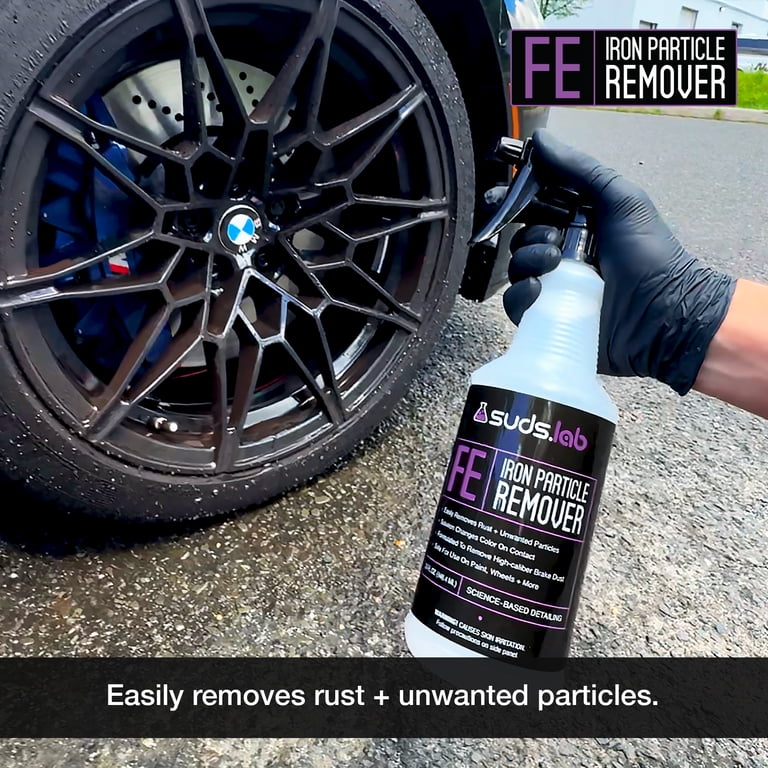 Suds Lab FE Iron Remover Spray, Color-Changing Fallout Cleaner, 32