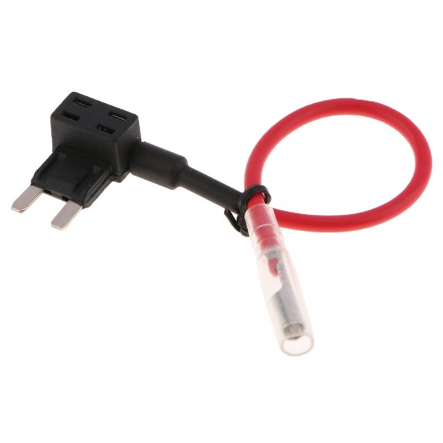Adaptador de Fusible para Cajero Automático, Adaptador de Circuito de Grifo, Compatible con Camión de Coche 165x20x8mm Soledad Adaptador de portafusibles