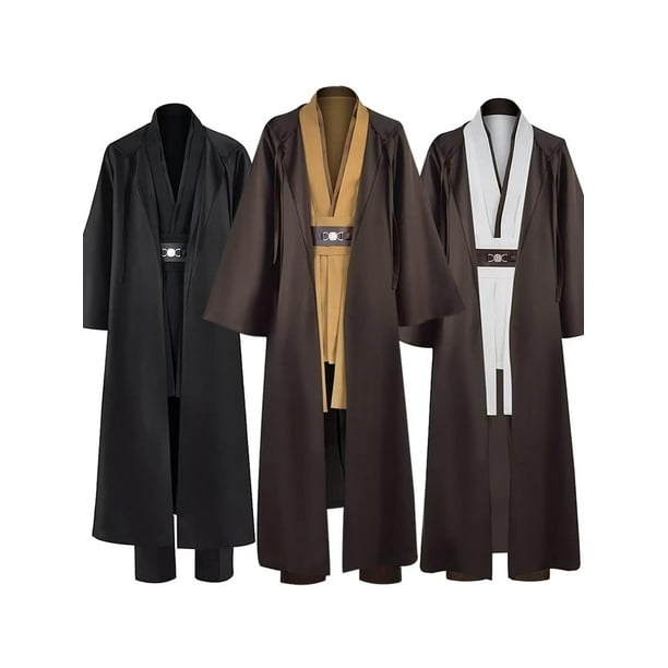 Disfraz de cosplay Anakin, túnica con capucha, para hombre adulto