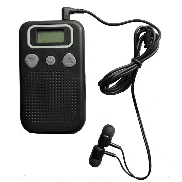 Amplificador de sonido para audífonos de casete para personas mayores Dispositivo de ayuda auditiva Amplificador colector de sonido