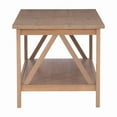 thumbnail image 5 of Linon Titian Farmhouse Coffee Table with Shelf, Driftwood, 5 of 11