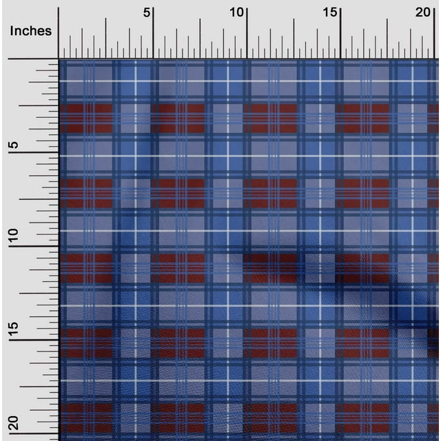 oneOone Silk Tabby Fabric Madras Check Fabric Prints By Yard 42 Inch Wide